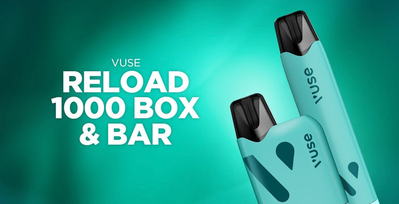 VOICI LES VUSE RELOAD 1000: NOS NOUVELLES CIGARETTES ÉLECTRONIQUES RECHARGEABLES