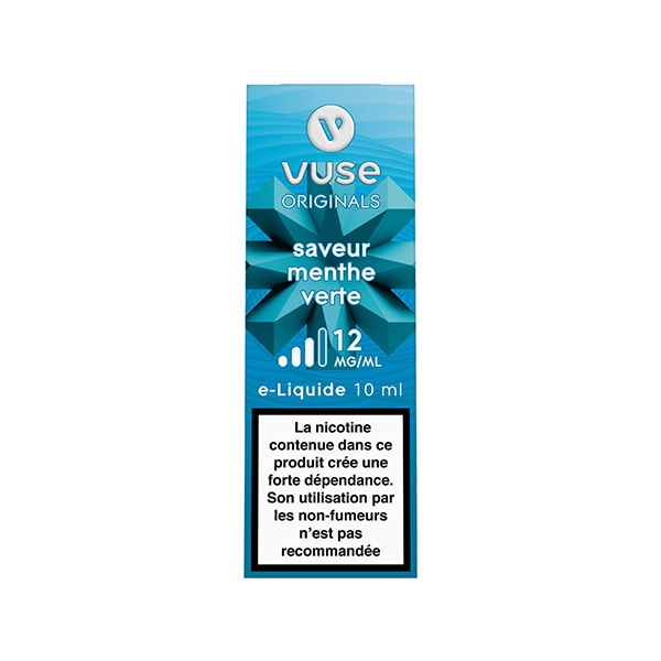 Vuse originals saveur menthe verte 12mg seulement emballage