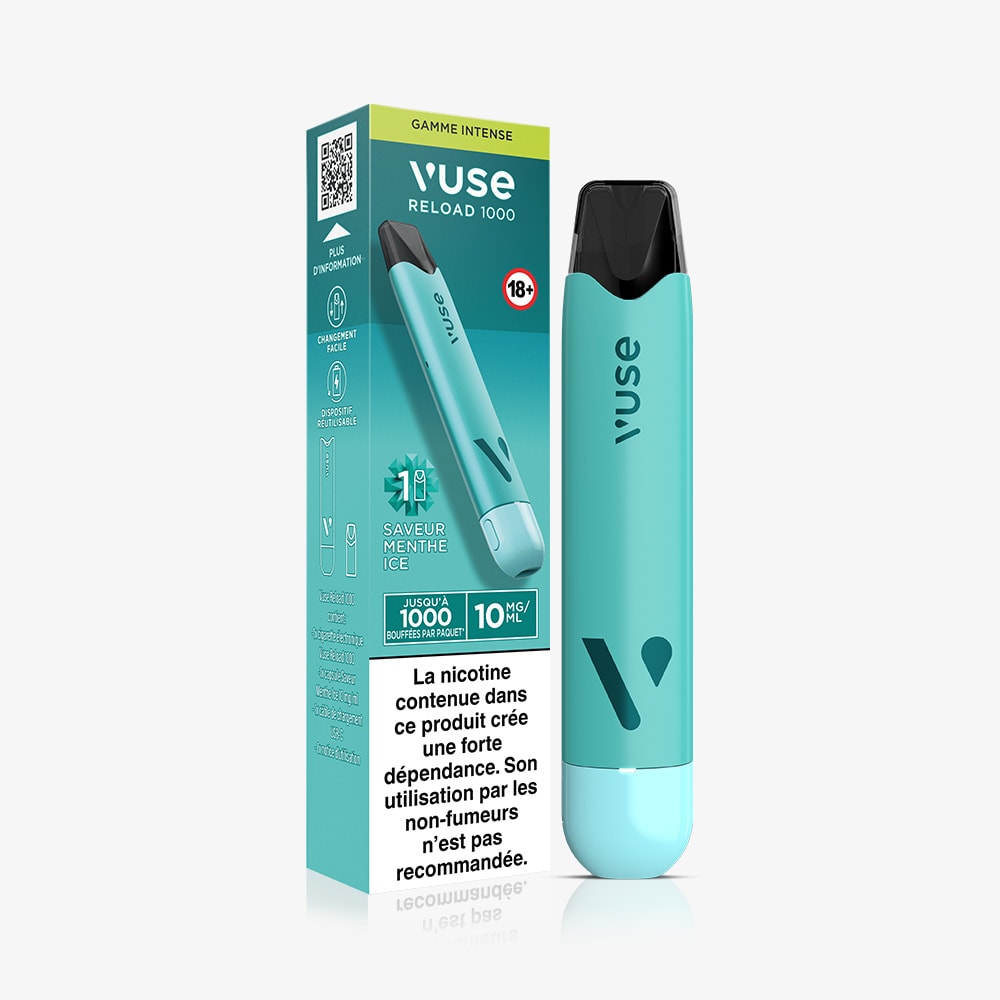 Vuse Reload 1000 Bar Saveur Menthe Ice