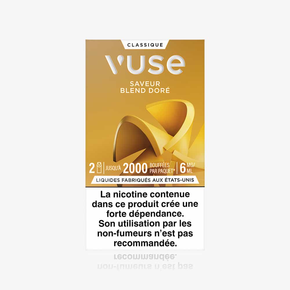 Recharge Gamme Classique Saveur Blend Doré
