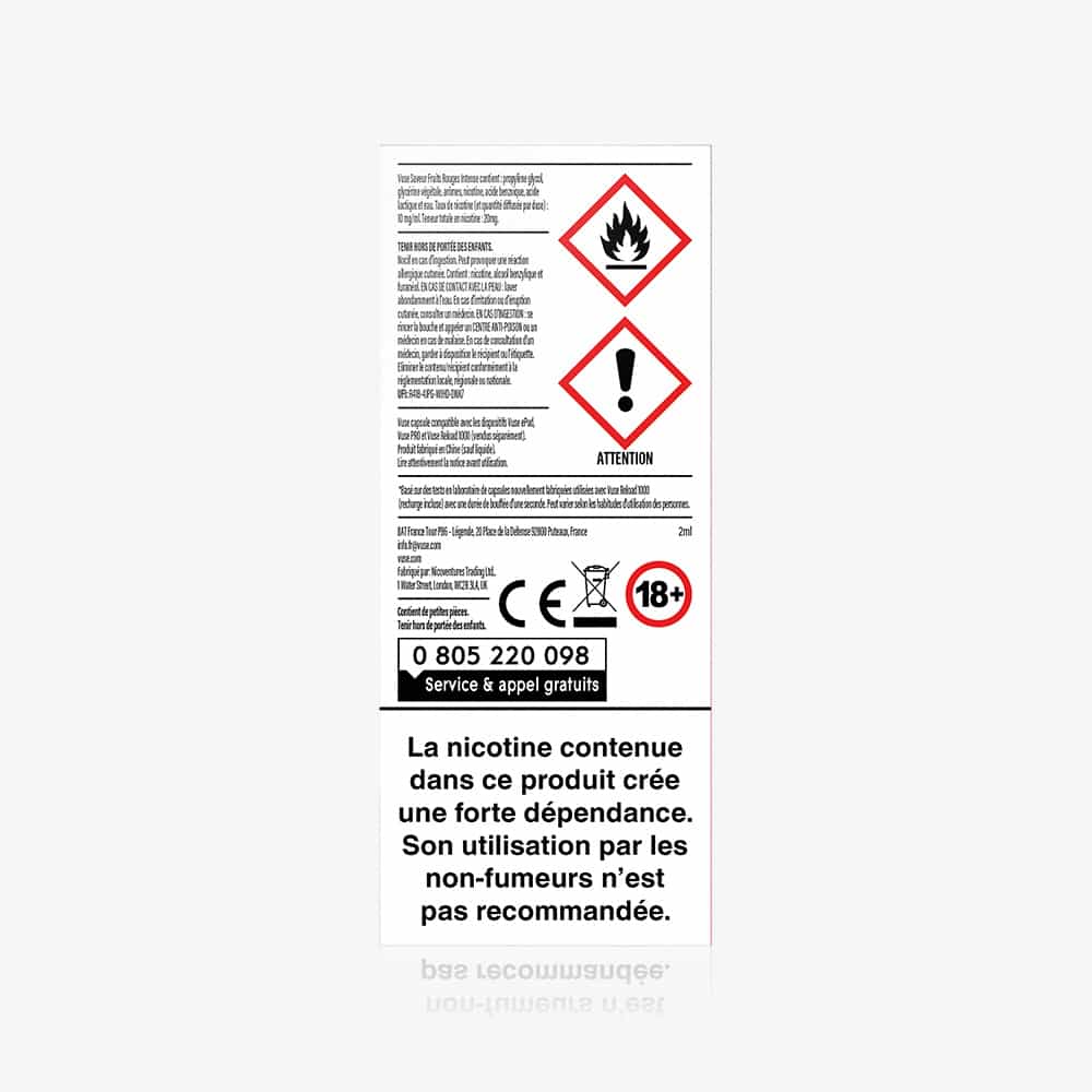 1 Pod Saveur Fruits Rouges Intense
