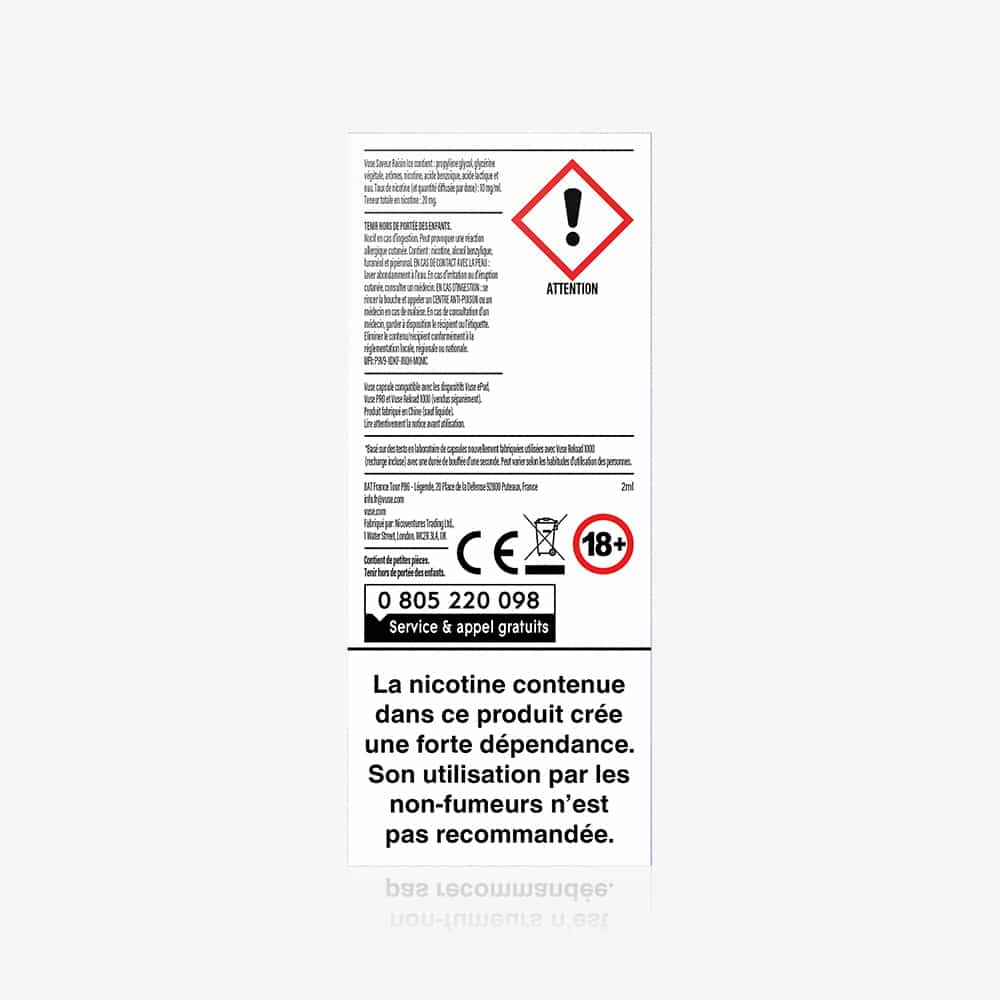 1 Pod Saveur Raisin Ice