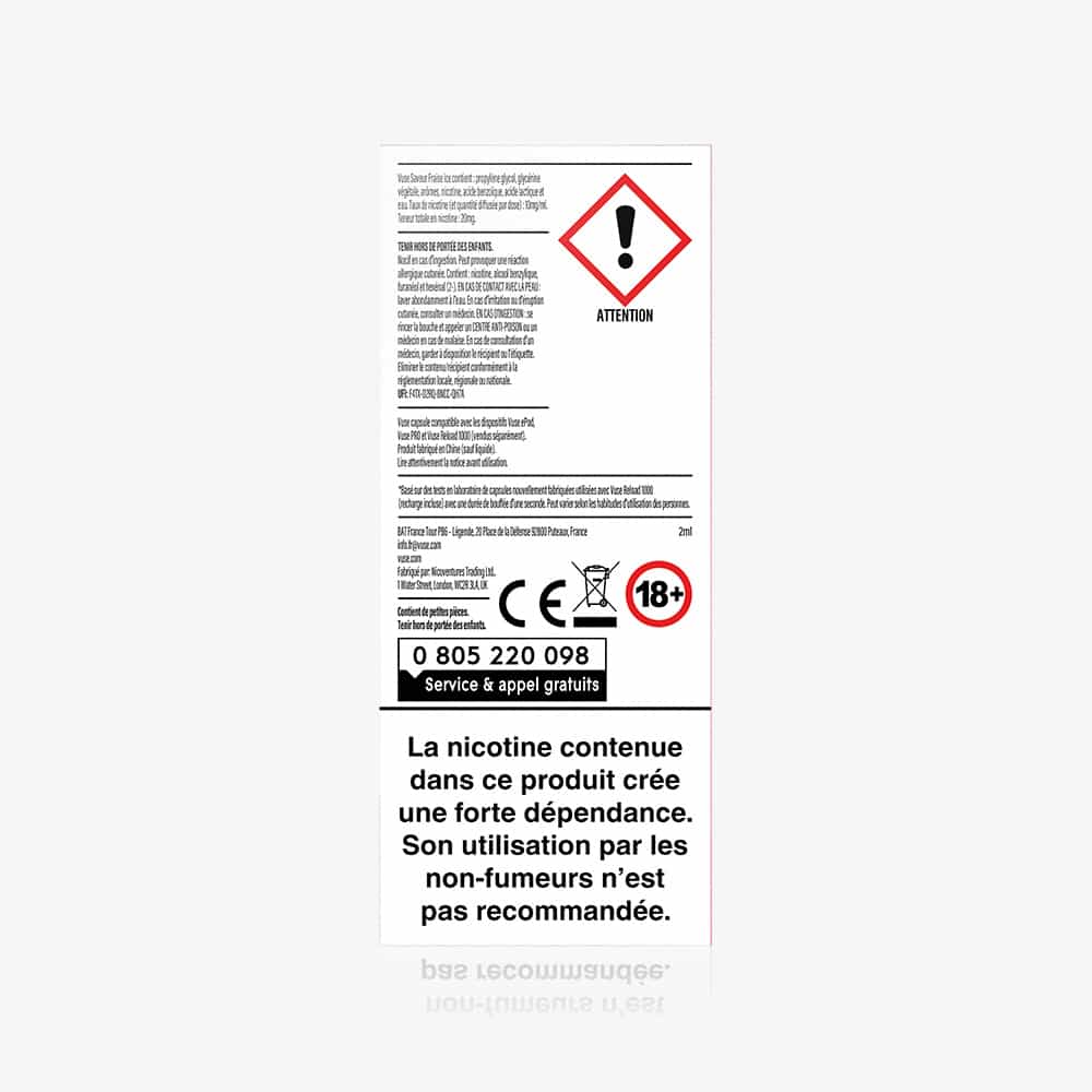 1 Pod Saveur Fraise Ice