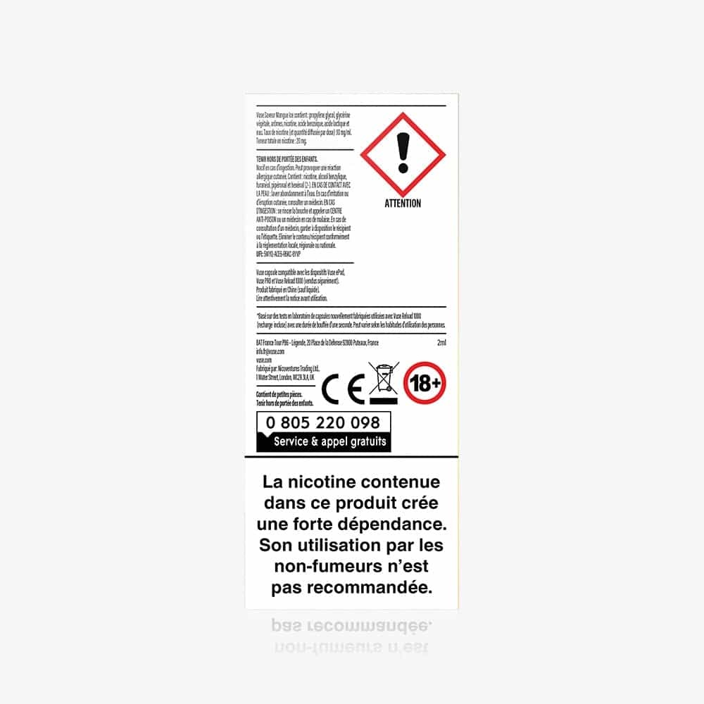 1 Pod Saveur Mangue Ice