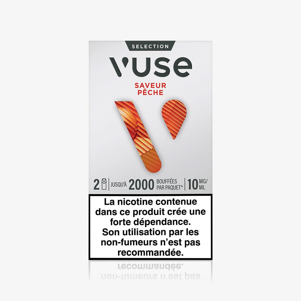 New Recharge Gamme Sélection Saveur Pêche