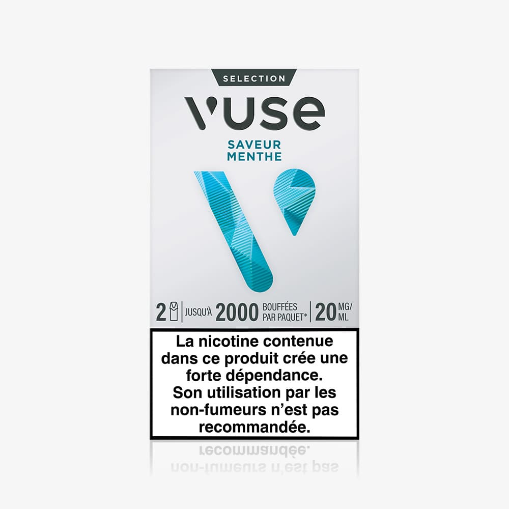 New Recharge Gamme Sélection Saveur Menthe