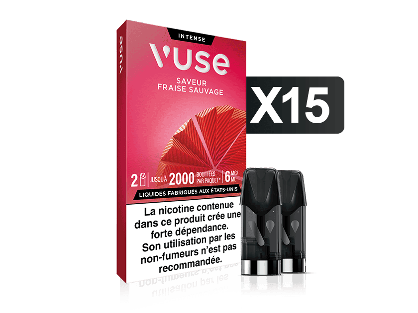 Recharge Gamme Intense Saveur Fraise Sauvage